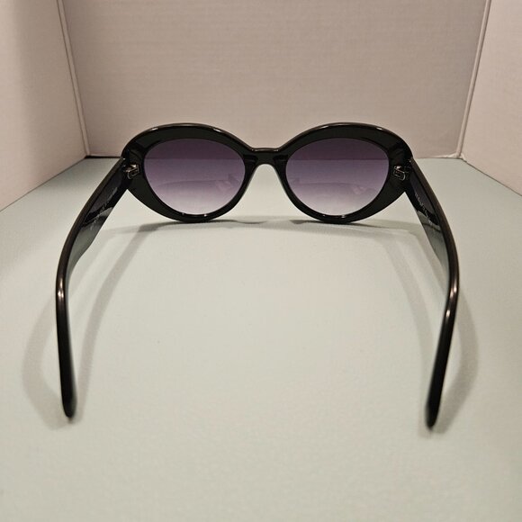 A.J. Morgan | Classy Black Cateye Sunglasses - Picture 2 of 9